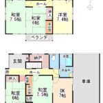 ★新規物件★鶴岡市白山興野貸家【5DK】賃料55,000円 画像1 ★新規物件★鶴岡市白山興野貸家【5DK】賃料55,000円 画像1
